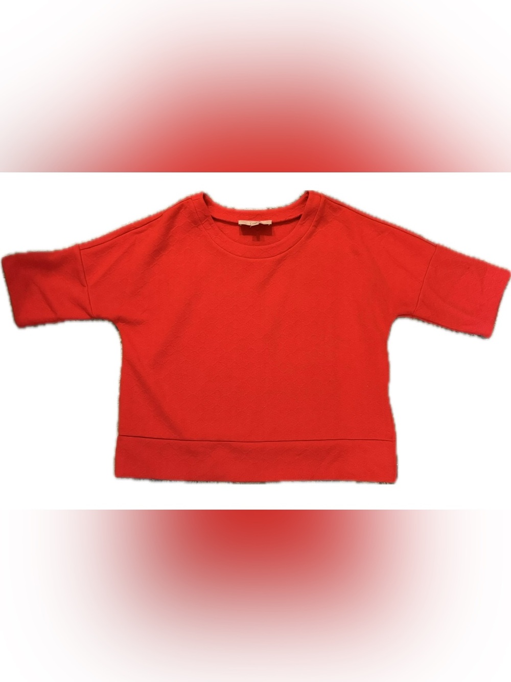 LOFT Red Crewneck Sweater